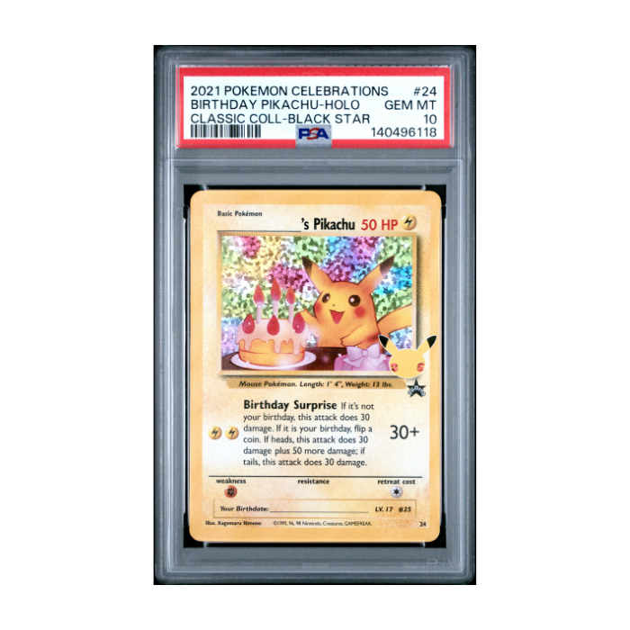 Birthday Piakchu #24 - PSA 10