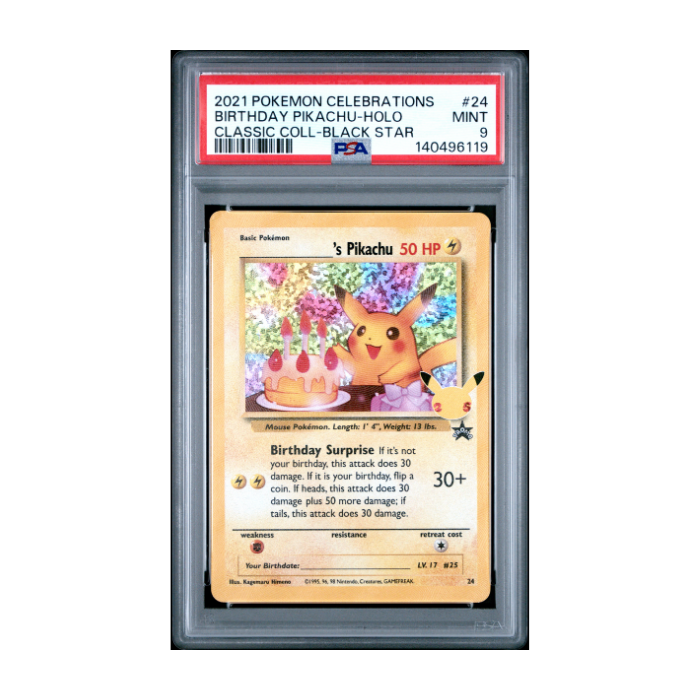 Birthday Piakchu #24 - PSA 9