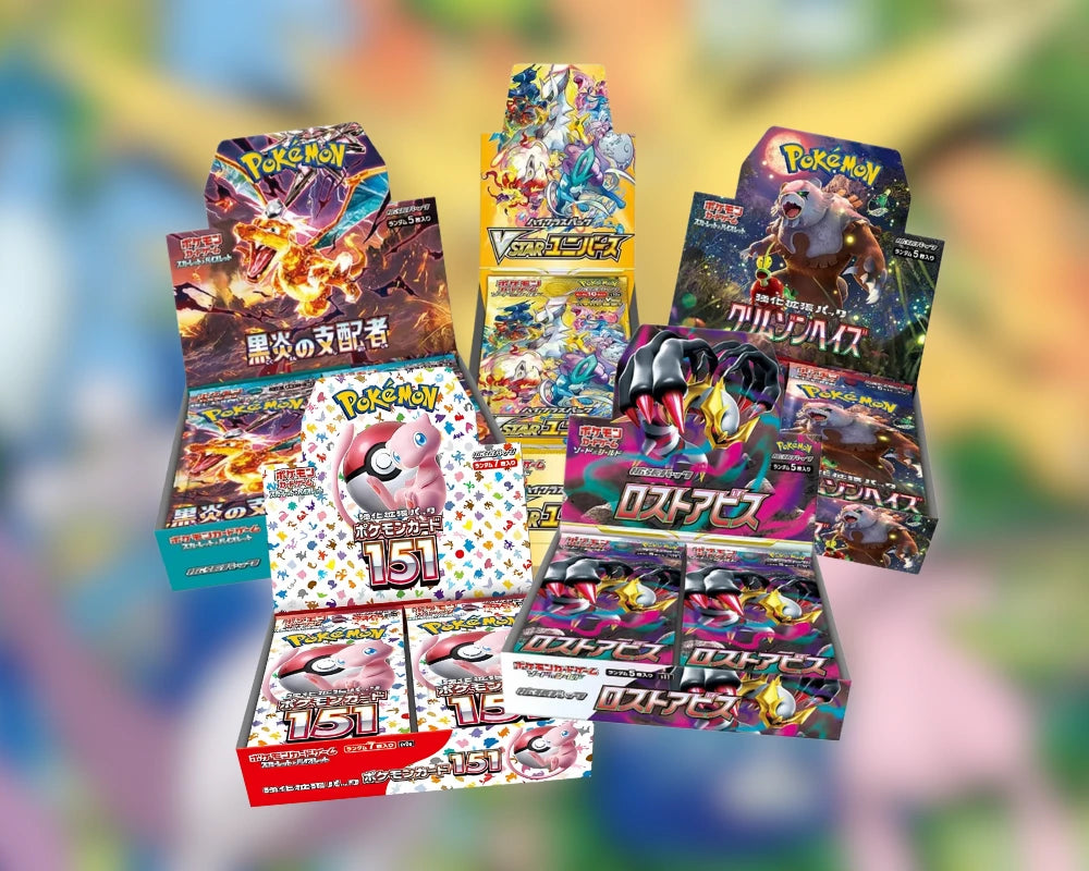 Japanska Pokemon Booster Boxar