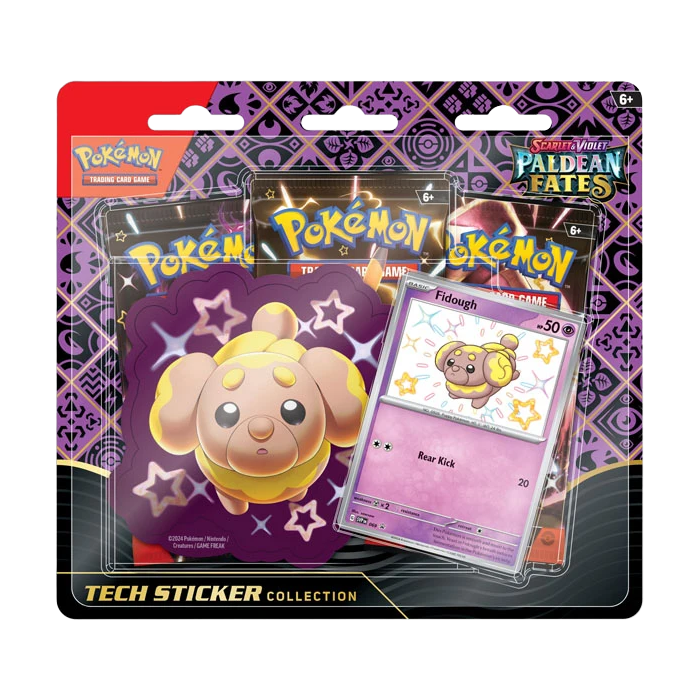 Pokémon Paldean Fates Tech Sticker Collection