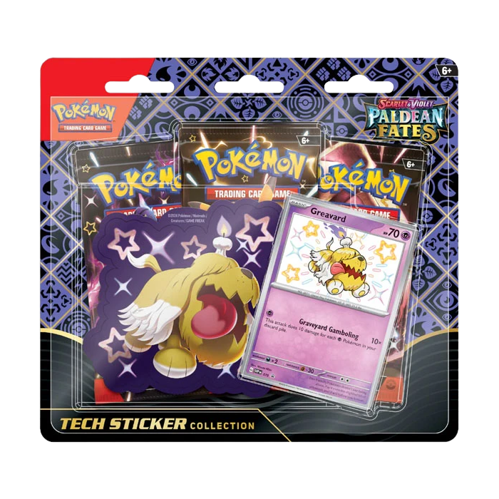 Pokémon Paldean Fates Tech Sticker Collection