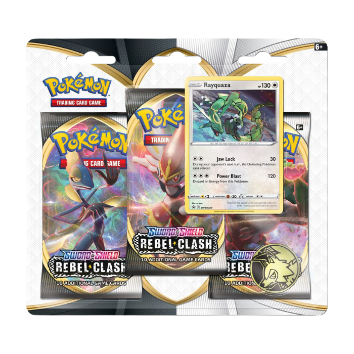 Pokémon Rebel Clash 3-Pack Blister Rayquaza