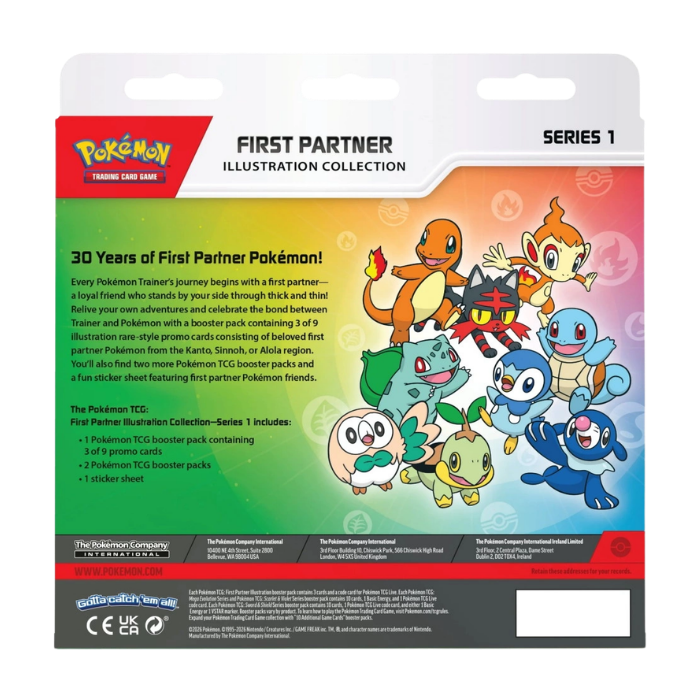Pokémon First Partner Illustration Collection Series 1