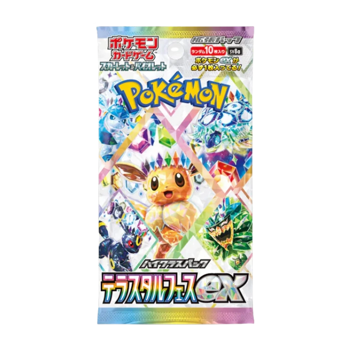 Terastal Festival ex booster pack japansk