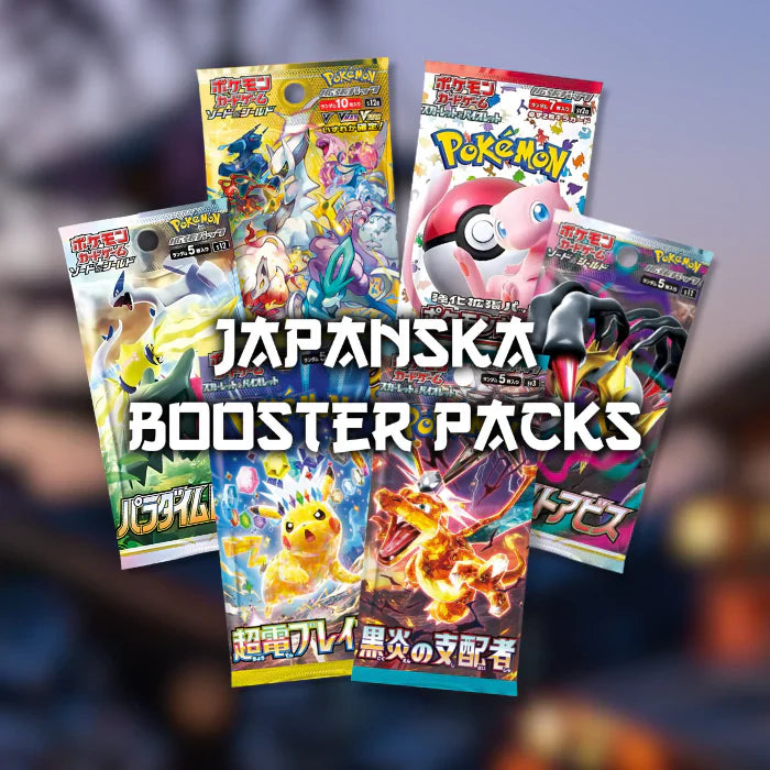 Japanska Pokémon Booster Packs