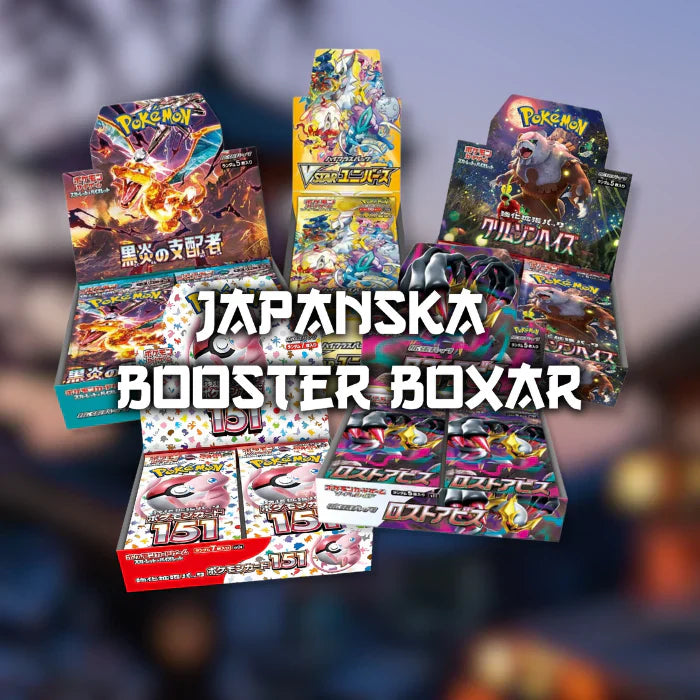 Japanska Pokémon Booster Boxar