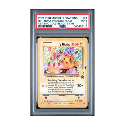 Birthday Piakchu #24 - PSA 9