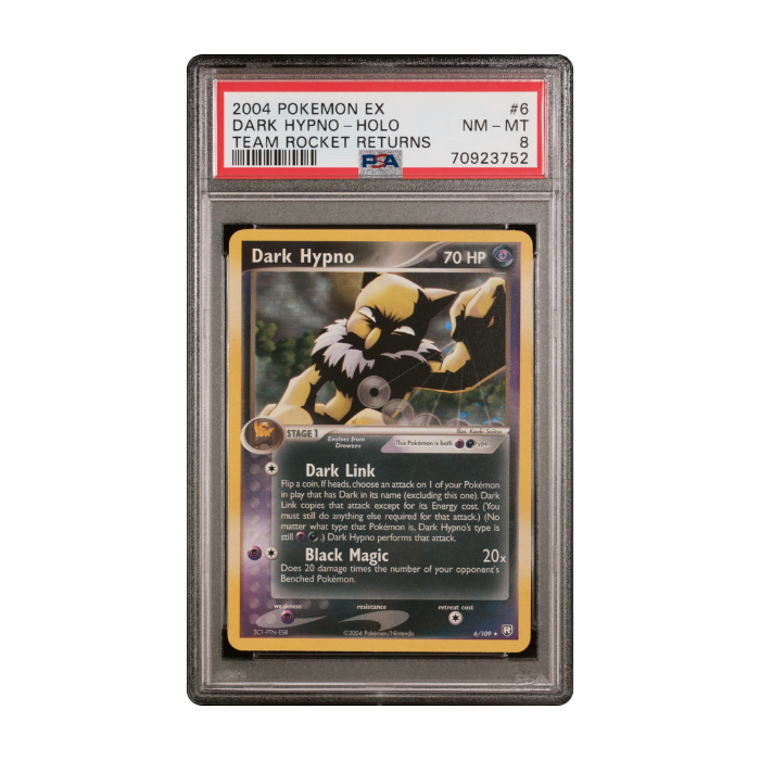 Dark Hypno Holo #6 - PSA8