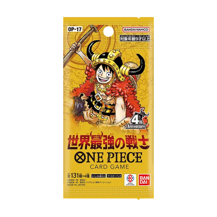 One Piece [OP-17]: The World's Strongest Warrior Booster Pack