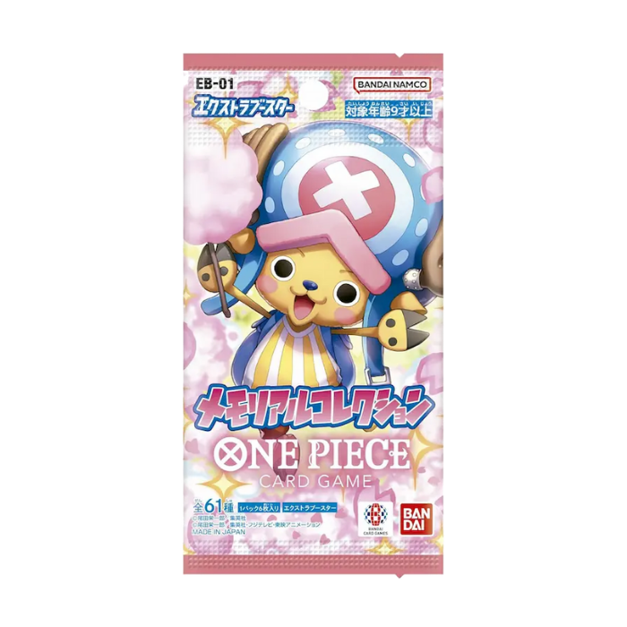 One Piece EB-01 Memorial Collection Booster Pack Japansk