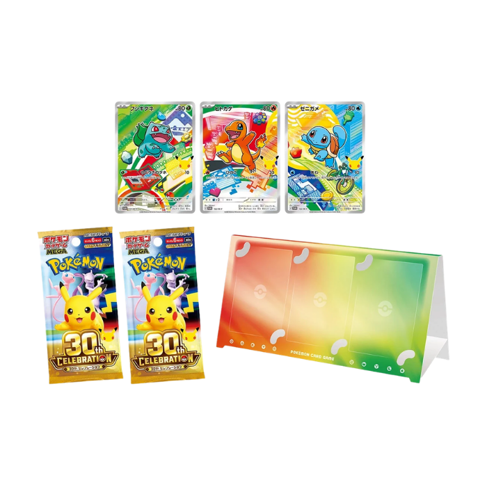 Innehåll i Pokémon 30th Celebration Card Set