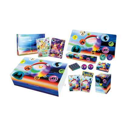 Innehåll i Pokémon 30th Celebration Futuristic Box