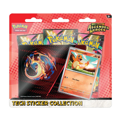 Pokémon Ascended Heroes Tech Sticker Collection Charmander