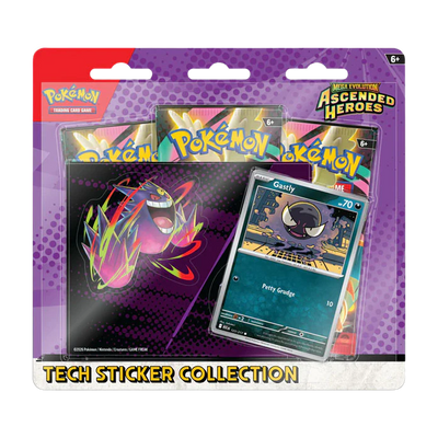 Pokémon Ascended Heroes Tech Sticker Collection Gastly