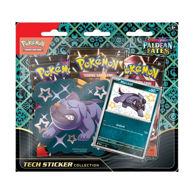 Pokémon Paldean Fates Tech Sticker Collection