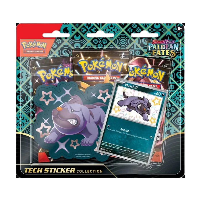 Pokémon Paldean Fates Tech Sticker Collection
