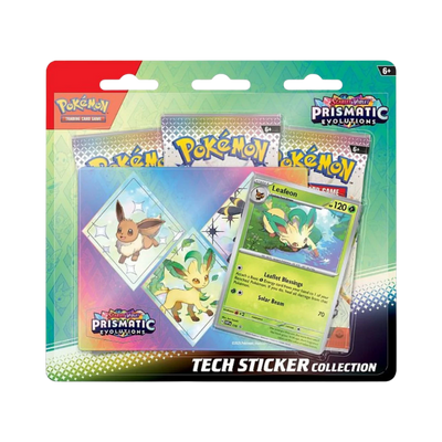 Pokémon Prismatic Evolutions Tech Sticker Collection