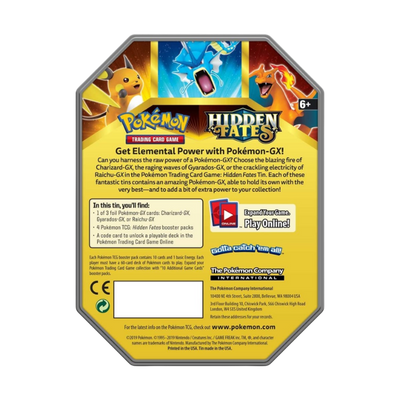 Pokémon Sun & Moon: Hidden Fates Tin Gyarados GX