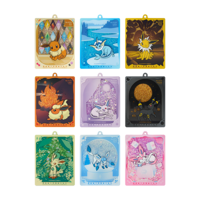 Pokémon Terastal Grand Gathering Eeveelution Card Display Keychain Gift Box - Regular