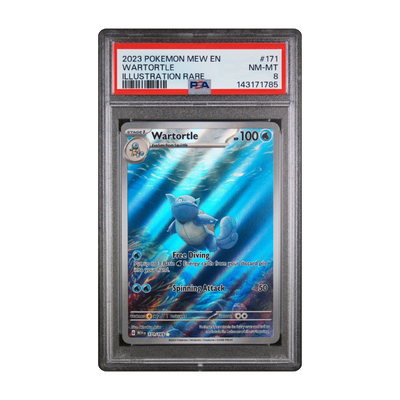 Wartortle #171 - PSA 8